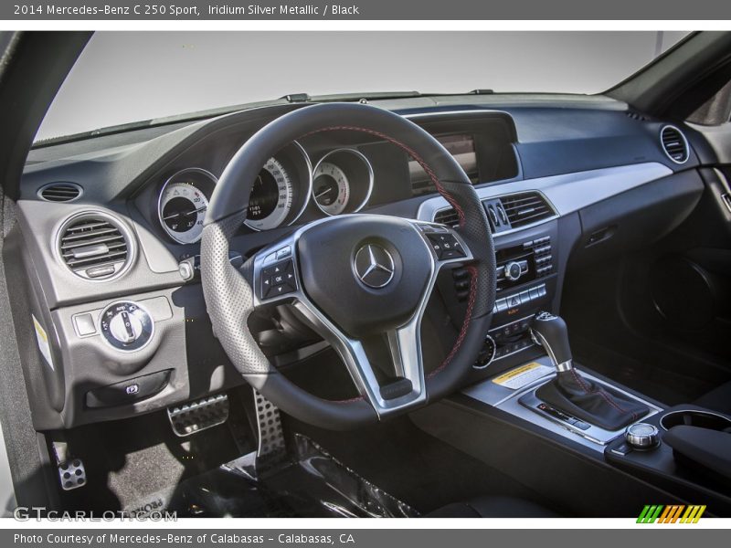 Iridium Silver Metallic / Black 2014 Mercedes-Benz C 250 Sport