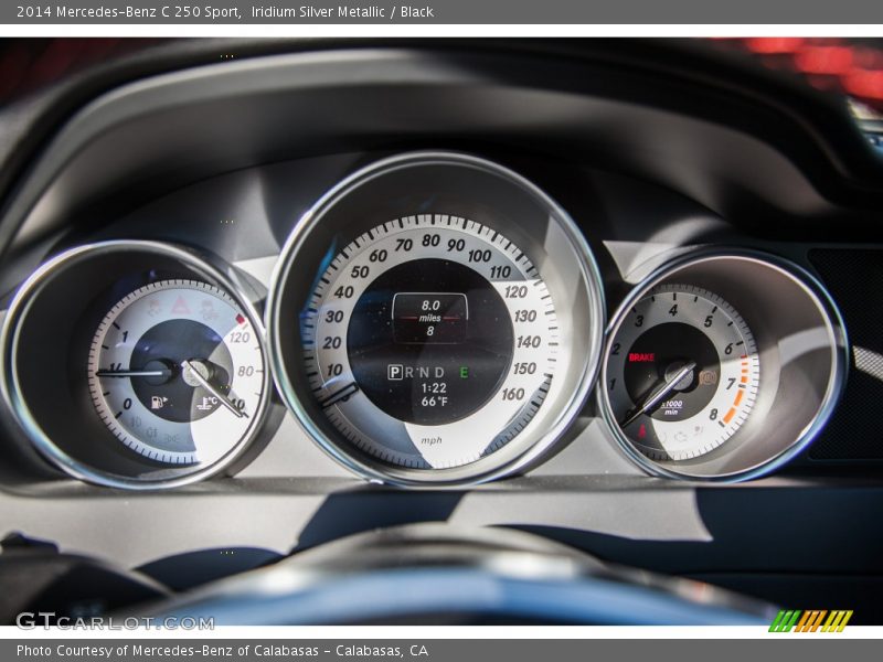 Iridium Silver Metallic / Black 2014 Mercedes-Benz C 250 Sport