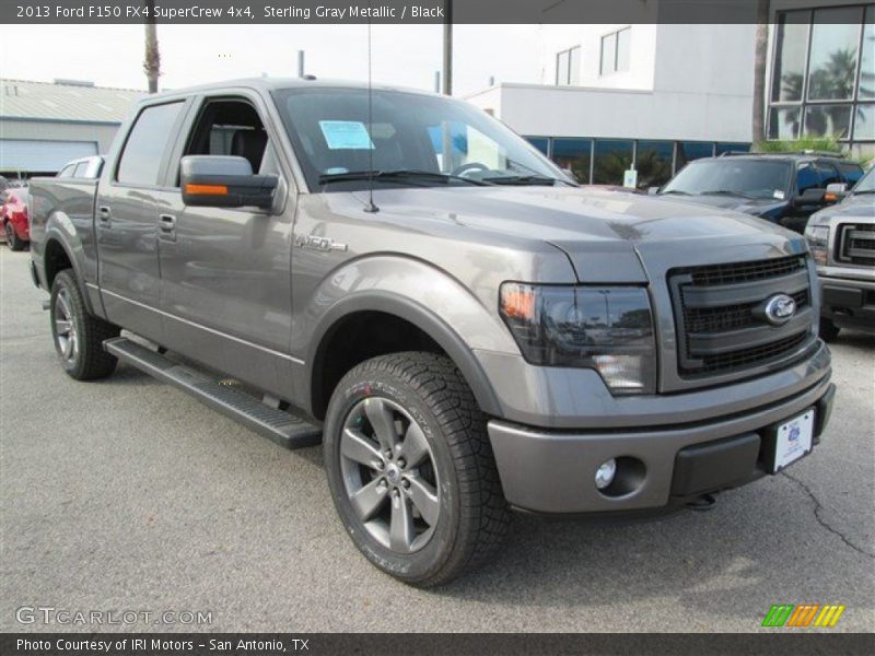 Sterling Gray Metallic / Black 2013 Ford F150 FX4 SuperCrew 4x4