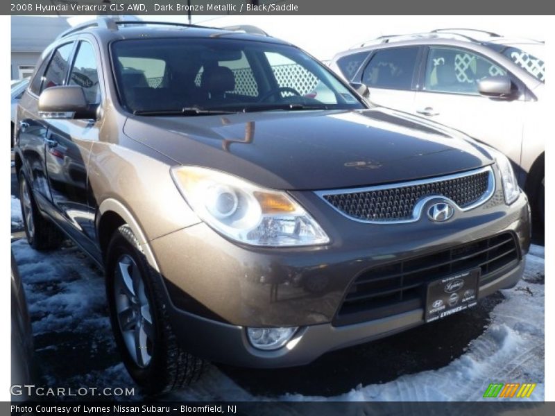 Dark Bronze Metallic / Black/Saddle 2008 Hyundai Veracruz GLS AWD