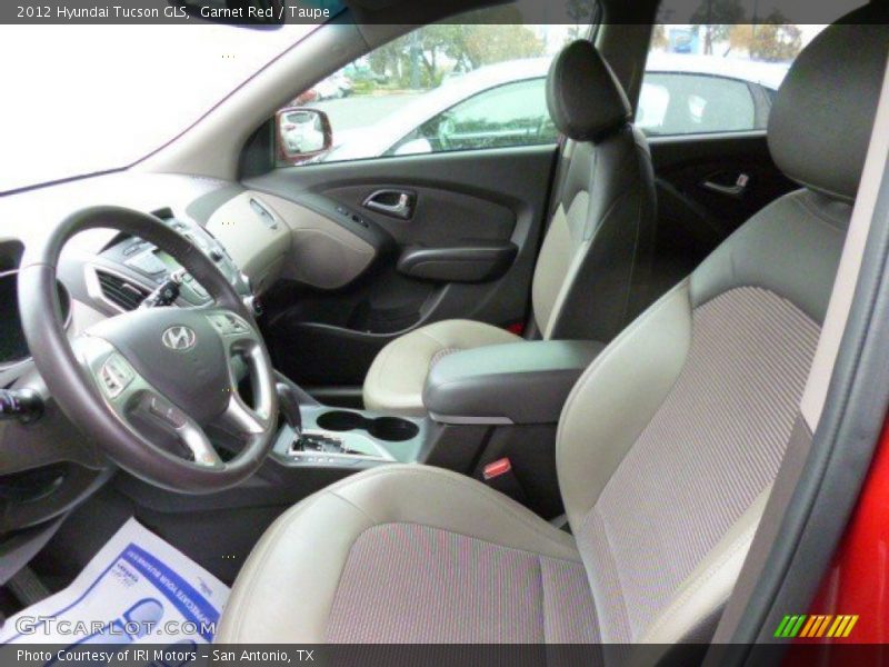 Garnet Red / Taupe 2012 Hyundai Tucson GLS