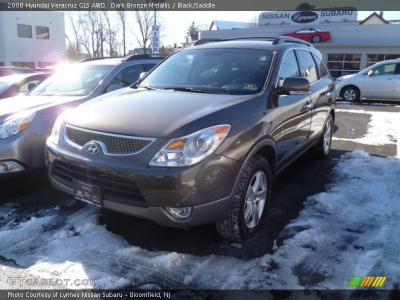 Dark Bronze Metallic / Black/Saddle 2008 Hyundai Veracruz GLS AWD
