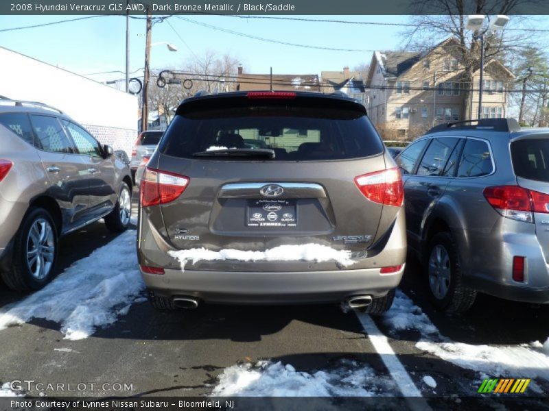 Dark Bronze Metallic / Black/Saddle 2008 Hyundai Veracruz GLS AWD