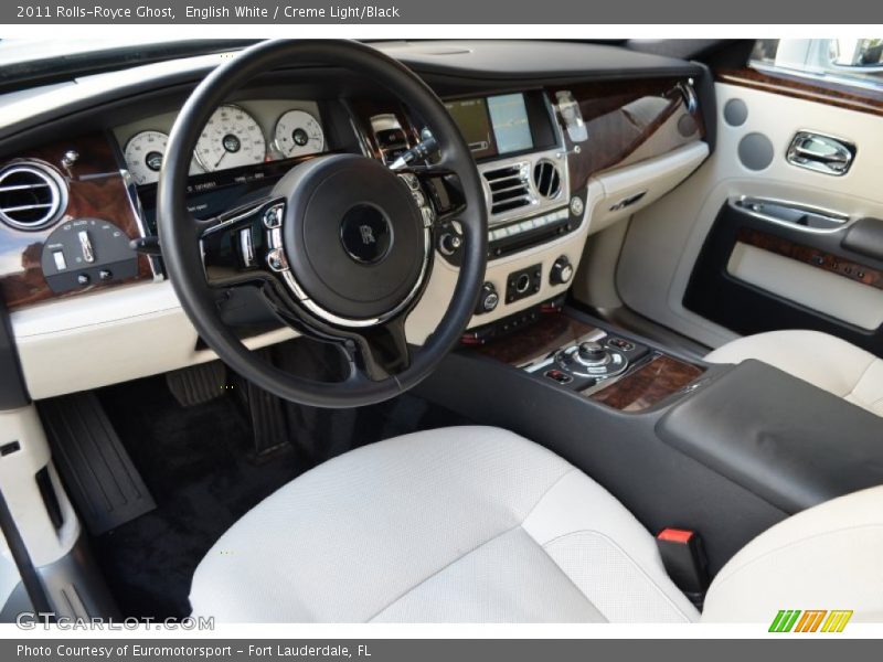 English White / Creme Light/Black 2011 Rolls-Royce Ghost