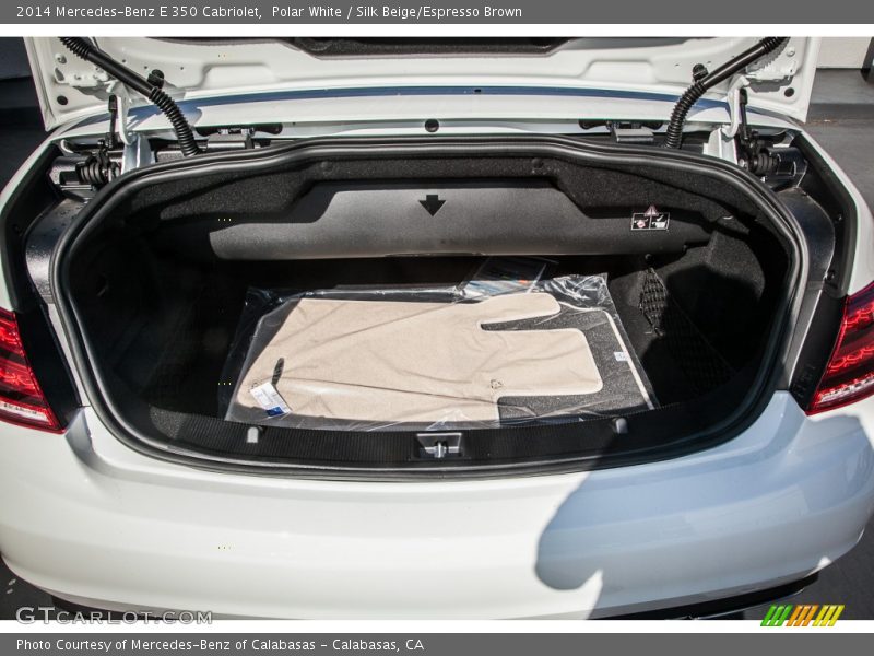 Polar White / Silk Beige/Espresso Brown 2014 Mercedes-Benz E 350 Cabriolet