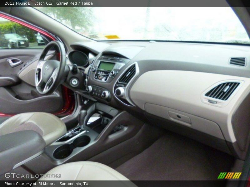 Garnet Red / Taupe 2012 Hyundai Tucson GLS