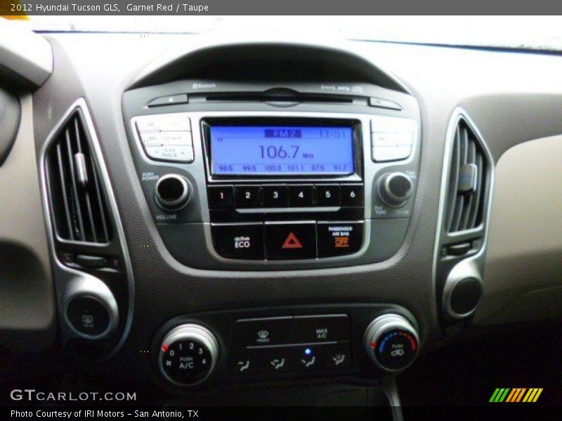 Garnet Red / Taupe 2012 Hyundai Tucson GLS