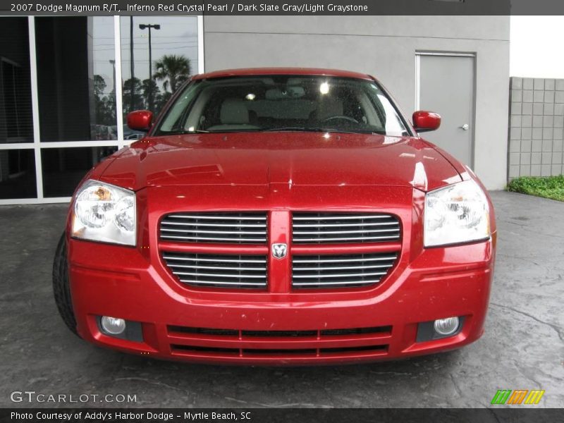 Inferno Red Crystal Pearl / Dark Slate Gray/Light Graystone 2007 Dodge Magnum R/T