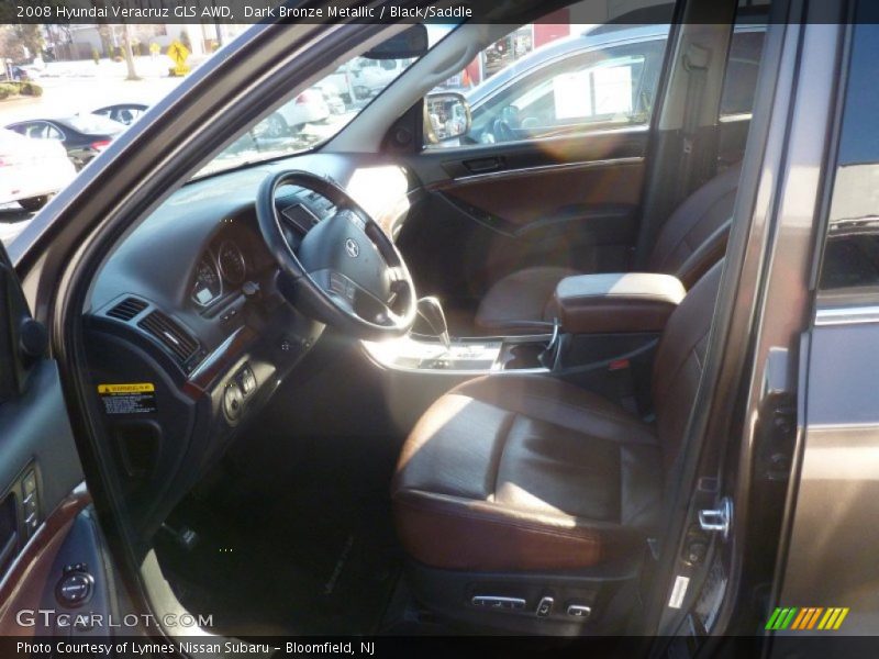 Dark Bronze Metallic / Black/Saddle 2008 Hyundai Veracruz GLS AWD