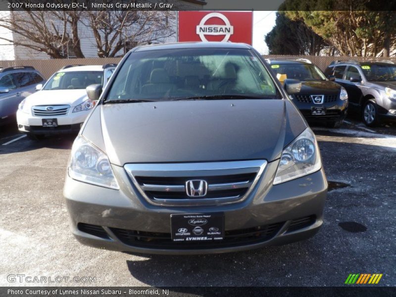 Nimbus Gray Metallic / Gray 2007 Honda Odyssey EX-L