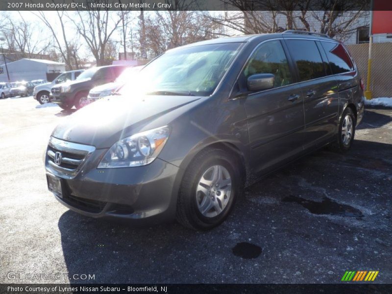 Nimbus Gray Metallic / Gray 2007 Honda Odyssey EX-L