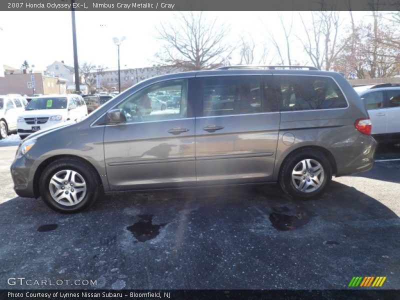 Nimbus Gray Metallic / Gray 2007 Honda Odyssey EX-L