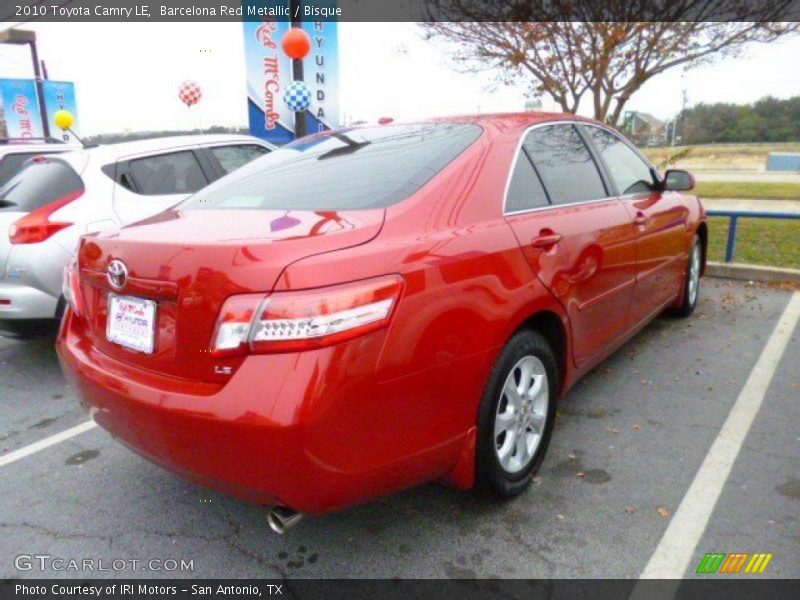 Barcelona Red Metallic / Bisque 2010 Toyota Camry LE