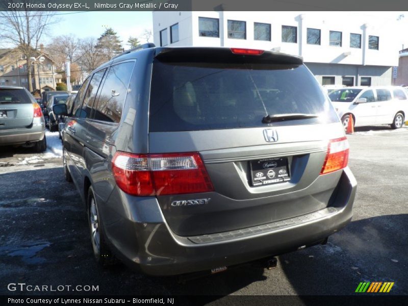 Nimbus Gray Metallic / Gray 2007 Honda Odyssey EX-L