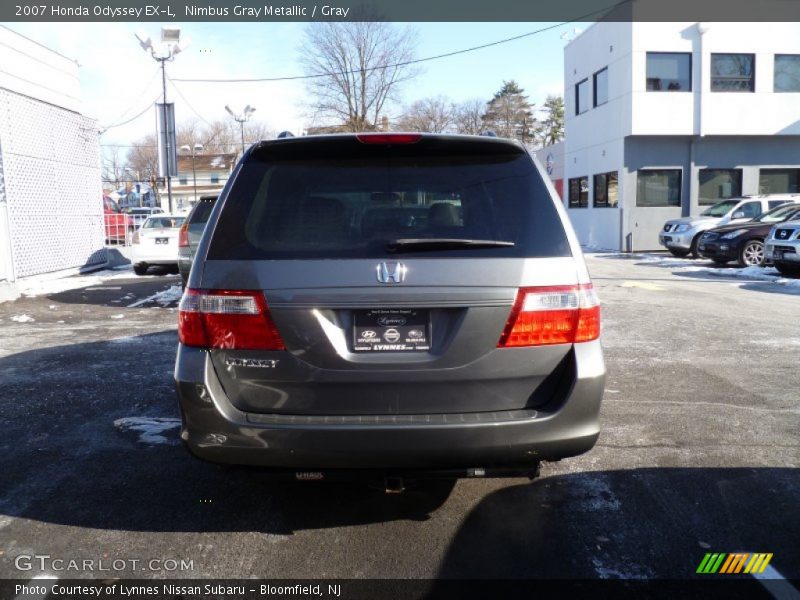 Nimbus Gray Metallic / Gray 2007 Honda Odyssey EX-L