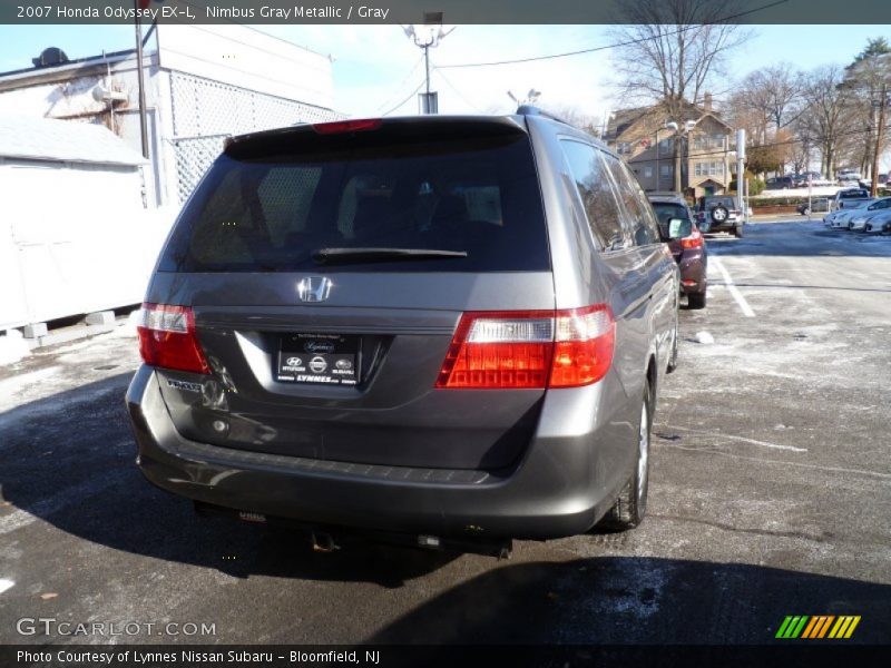 Nimbus Gray Metallic / Gray 2007 Honda Odyssey EX-L