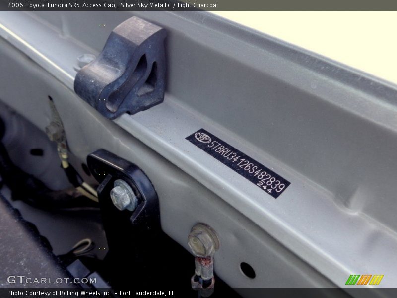Silver Sky Metallic / Light Charcoal 2006 Toyota Tundra SR5 Access Cab