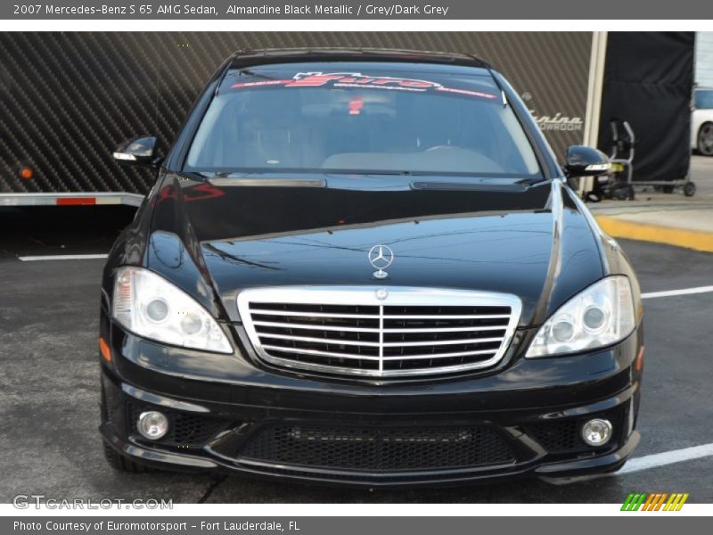 Almandine Black Metallic / Grey/Dark Grey 2007 Mercedes-Benz S 65 AMG Sedan