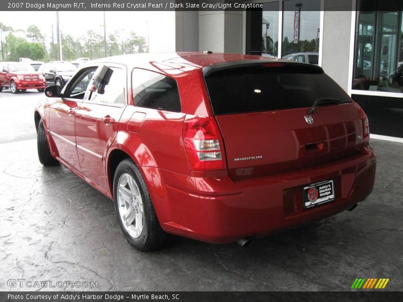 Inferno Red Crystal Pearl / Dark Slate Gray/Light Graystone 2007 Dodge Magnum R/T