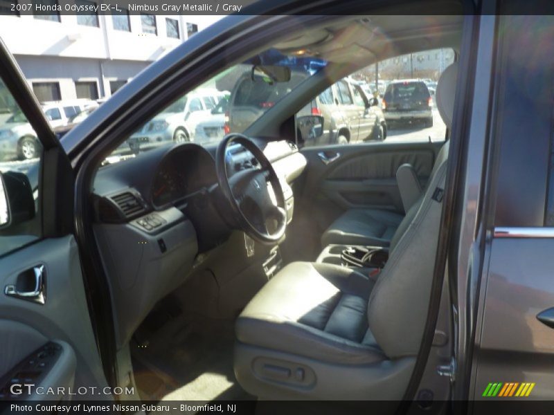 Nimbus Gray Metallic / Gray 2007 Honda Odyssey EX-L