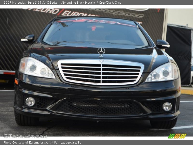 Almandine Black Metallic / Grey/Dark Grey 2007 Mercedes-Benz S 65 AMG Sedan