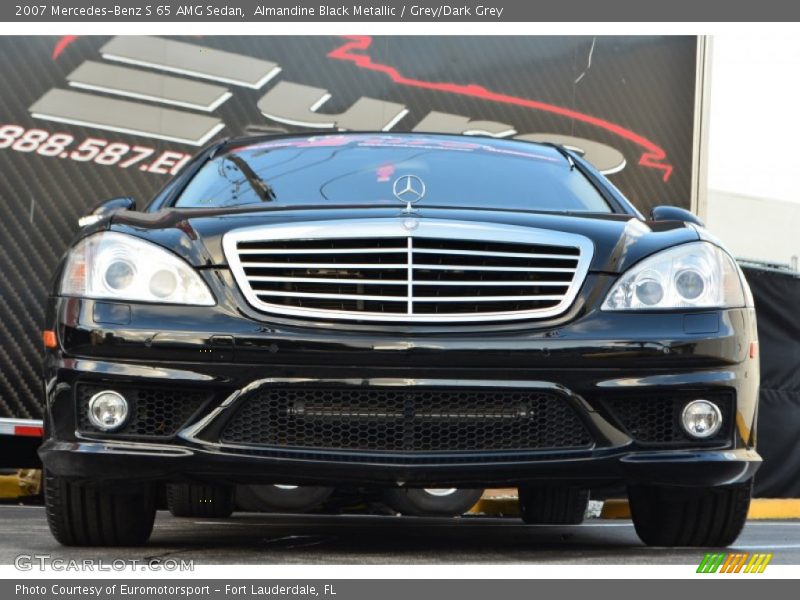 Almandine Black Metallic / Grey/Dark Grey 2007 Mercedes-Benz S 65 AMG Sedan
