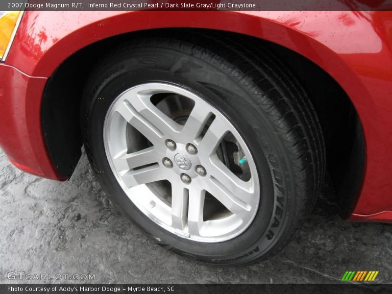 Inferno Red Crystal Pearl / Dark Slate Gray/Light Graystone 2007 Dodge Magnum R/T