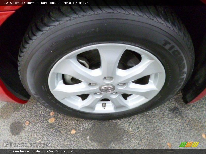 Barcelona Red Metallic / Bisque 2010 Toyota Camry LE