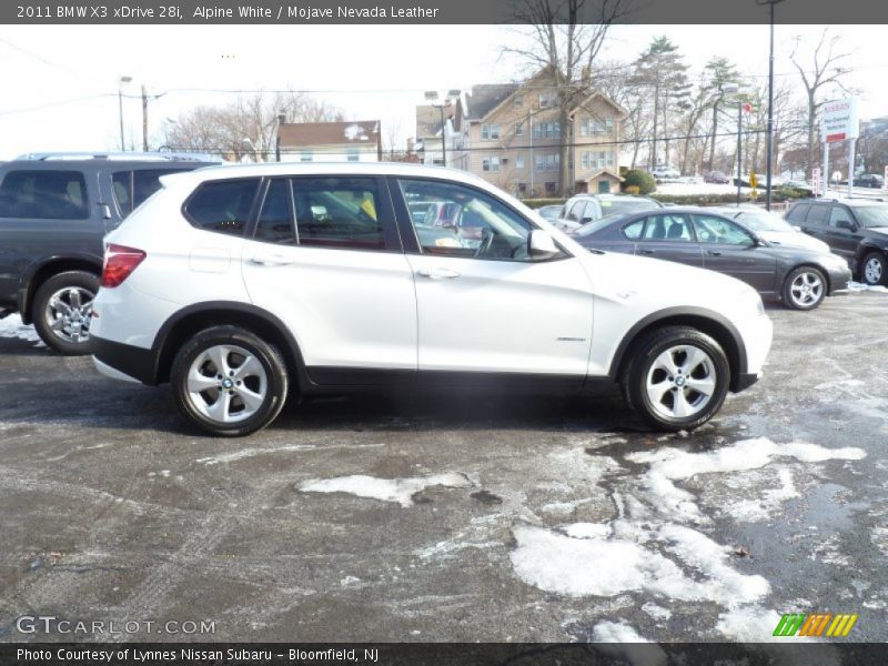 Alpine White / Mojave Nevada Leather 2011 BMW X3 xDrive 28i