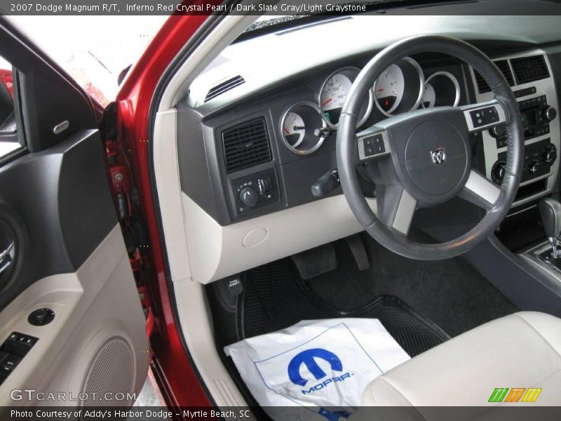 Inferno Red Crystal Pearl / Dark Slate Gray/Light Graystone 2007 Dodge Magnum R/T