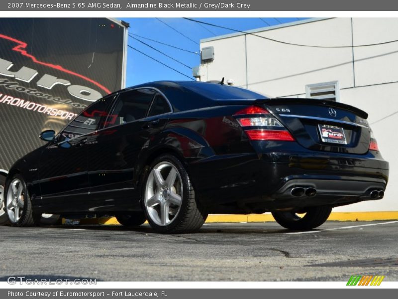 Almandine Black Metallic / Grey/Dark Grey 2007 Mercedes-Benz S 65 AMG Sedan
