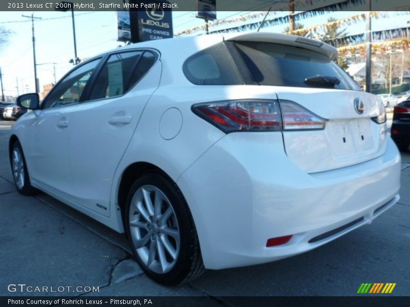 Starfire White Pearl / Black 2013 Lexus CT 200h Hybrid