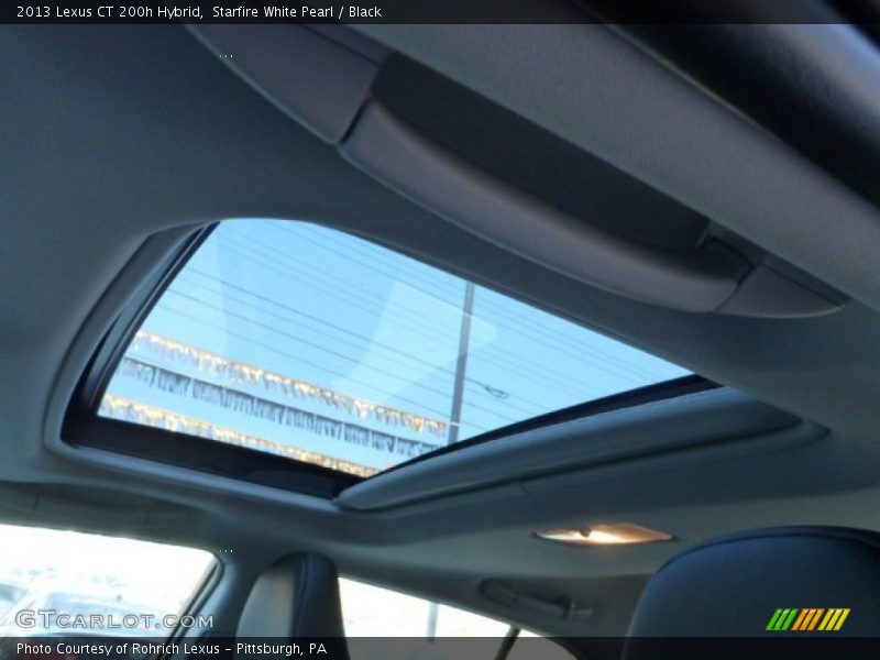 Starfire White Pearl / Black 2013 Lexus CT 200h Hybrid