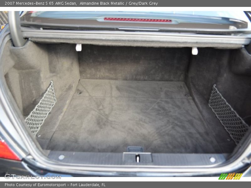 Almandine Black Metallic / Grey/Dark Grey 2007 Mercedes-Benz S 65 AMG Sedan