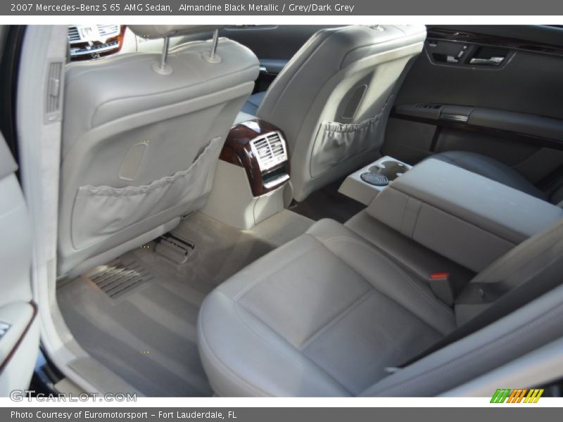 Almandine Black Metallic / Grey/Dark Grey 2007 Mercedes-Benz S 65 AMG Sedan