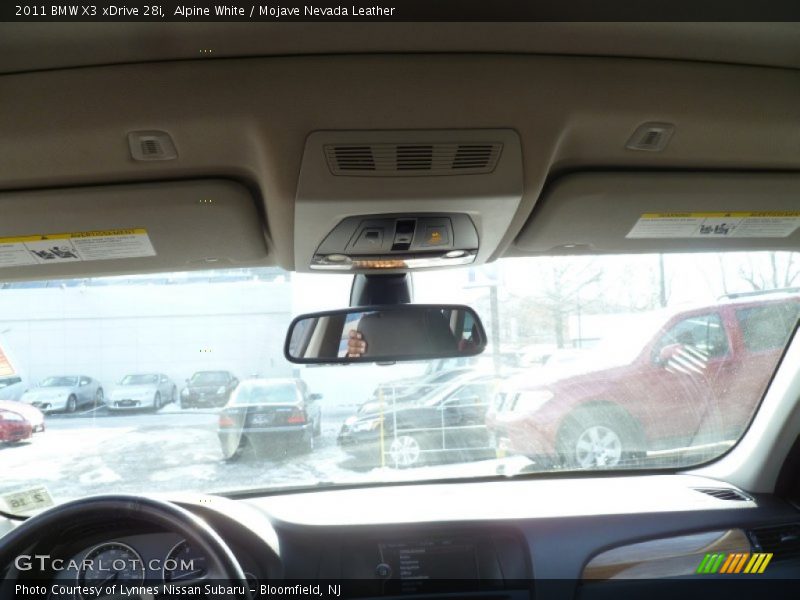 Alpine White / Mojave Nevada Leather 2011 BMW X3 xDrive 28i