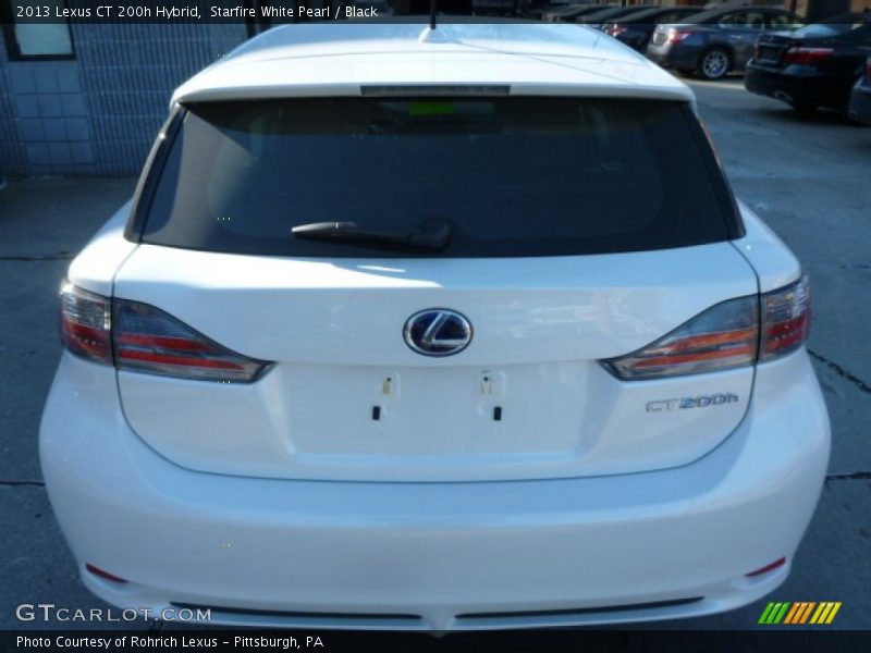 Starfire White Pearl / Black 2013 Lexus CT 200h Hybrid