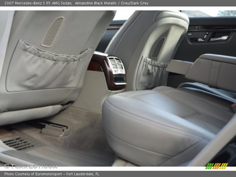 Almandine Black Metallic / Grey/Dark Grey 2007 Mercedes-Benz S 65 AMG Sedan