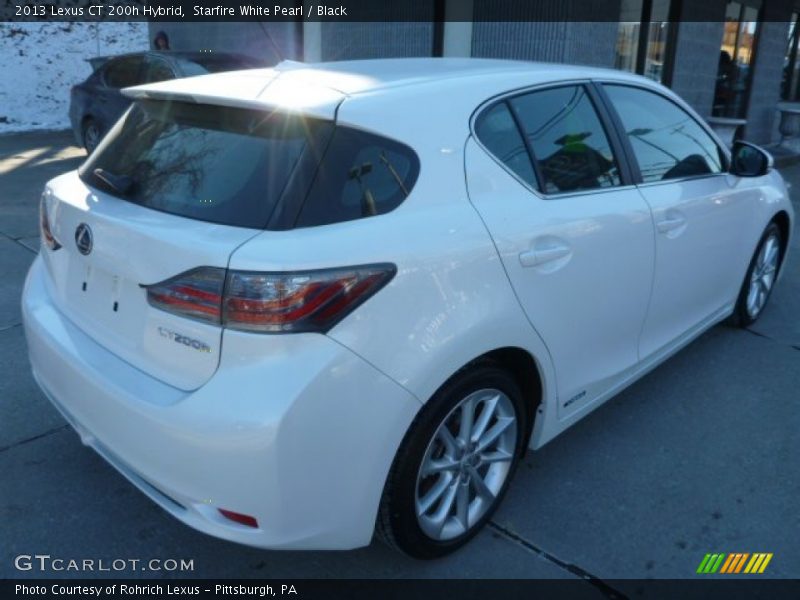 Starfire White Pearl / Black 2013 Lexus CT 200h Hybrid