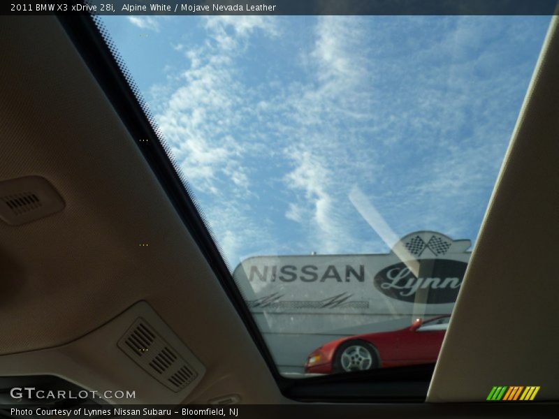 Alpine White / Mojave Nevada Leather 2011 BMW X3 xDrive 28i