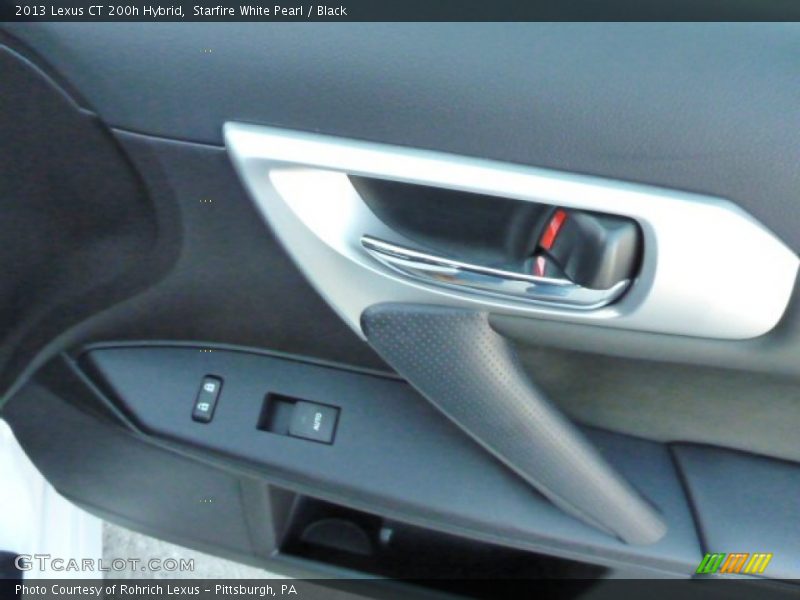 Starfire White Pearl / Black 2013 Lexus CT 200h Hybrid