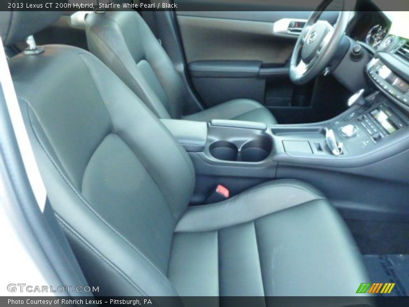 Starfire White Pearl / Black 2013 Lexus CT 200h Hybrid
