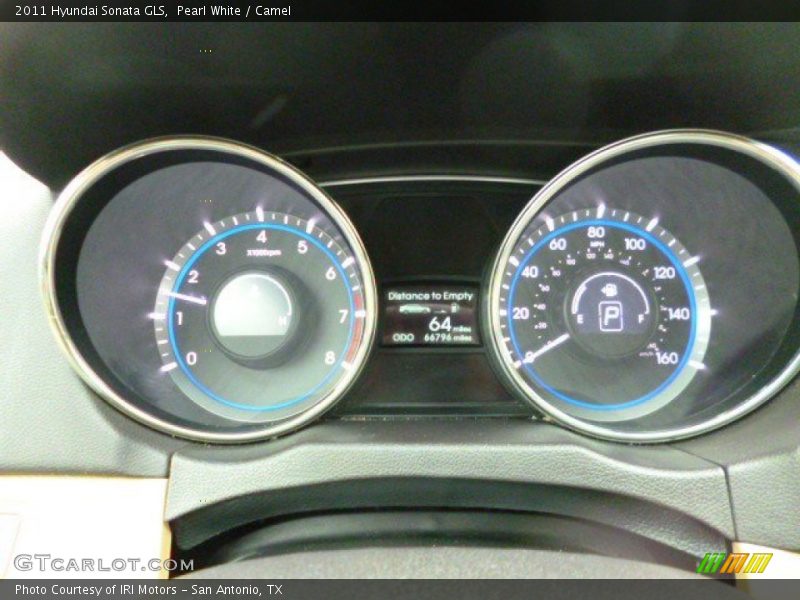 Pearl White / Camel 2011 Hyundai Sonata GLS