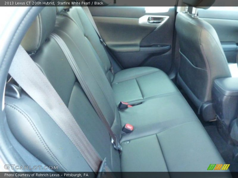 Starfire White Pearl / Black 2013 Lexus CT 200h Hybrid