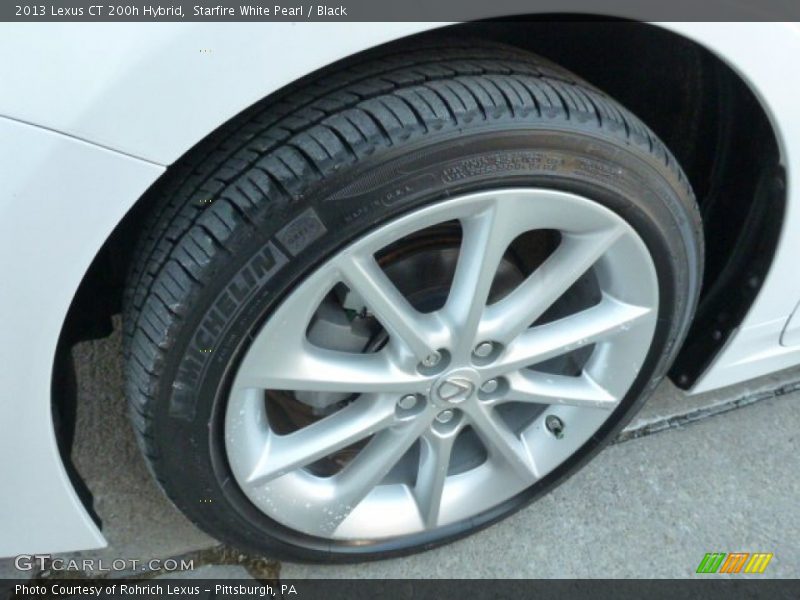 Starfire White Pearl / Black 2013 Lexus CT 200h Hybrid