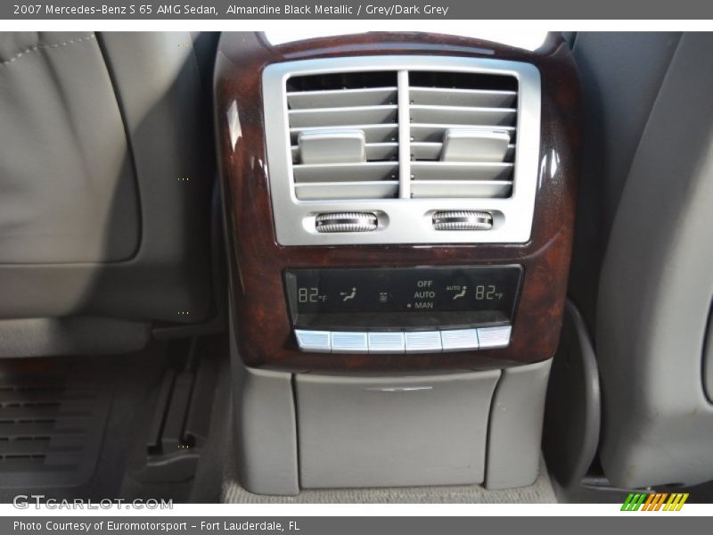 Almandine Black Metallic / Grey/Dark Grey 2007 Mercedes-Benz S 65 AMG Sedan