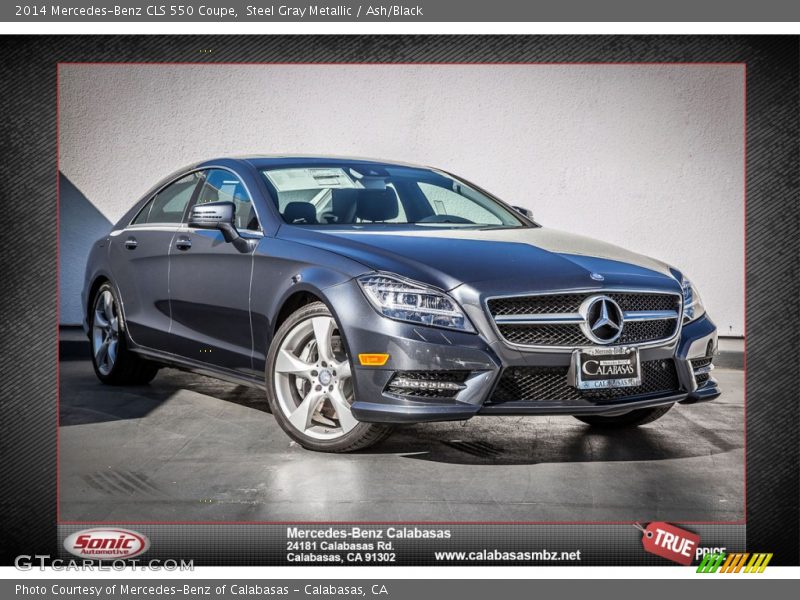 Steel Gray Metallic / Ash/Black 2014 Mercedes-Benz CLS 550 Coupe