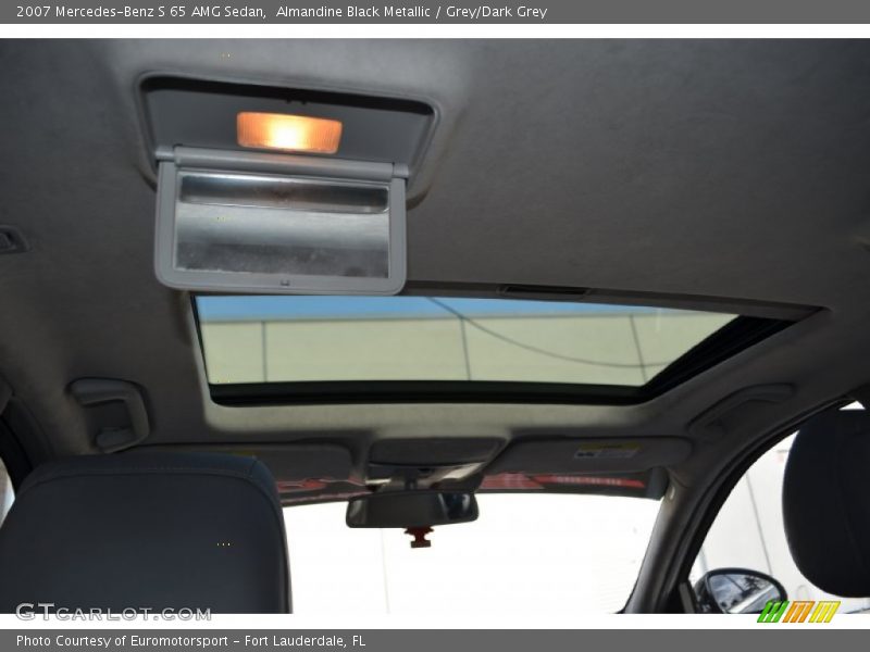 Almandine Black Metallic / Grey/Dark Grey 2007 Mercedes-Benz S 65 AMG Sedan