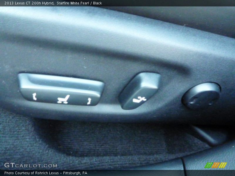 Starfire White Pearl / Black 2013 Lexus CT 200h Hybrid