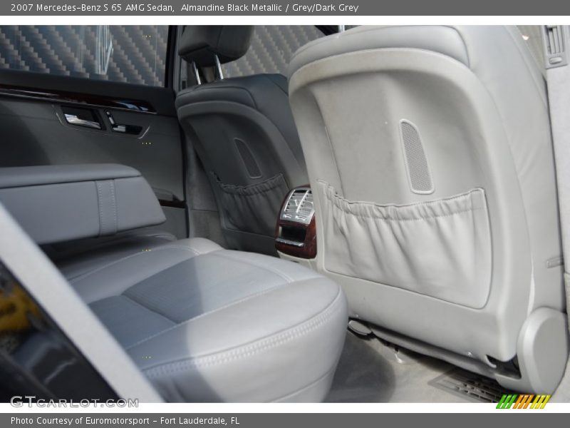 Almandine Black Metallic / Grey/Dark Grey 2007 Mercedes-Benz S 65 AMG Sedan